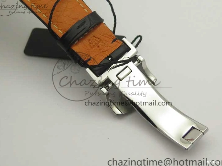 MIROTIME 0516 Portuguese Chrono SS ZF 1:1 Best Edition Gray Dial SS On Black Leather Strap A ZipUp 7215